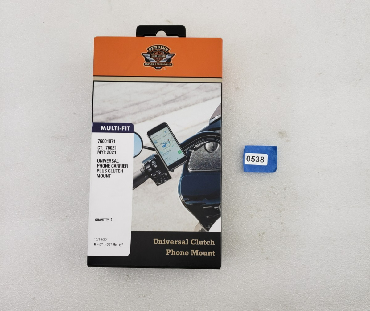 Genuine Harley-Davidson 76001071 Universal Phone Carrier With Clutch Mount11