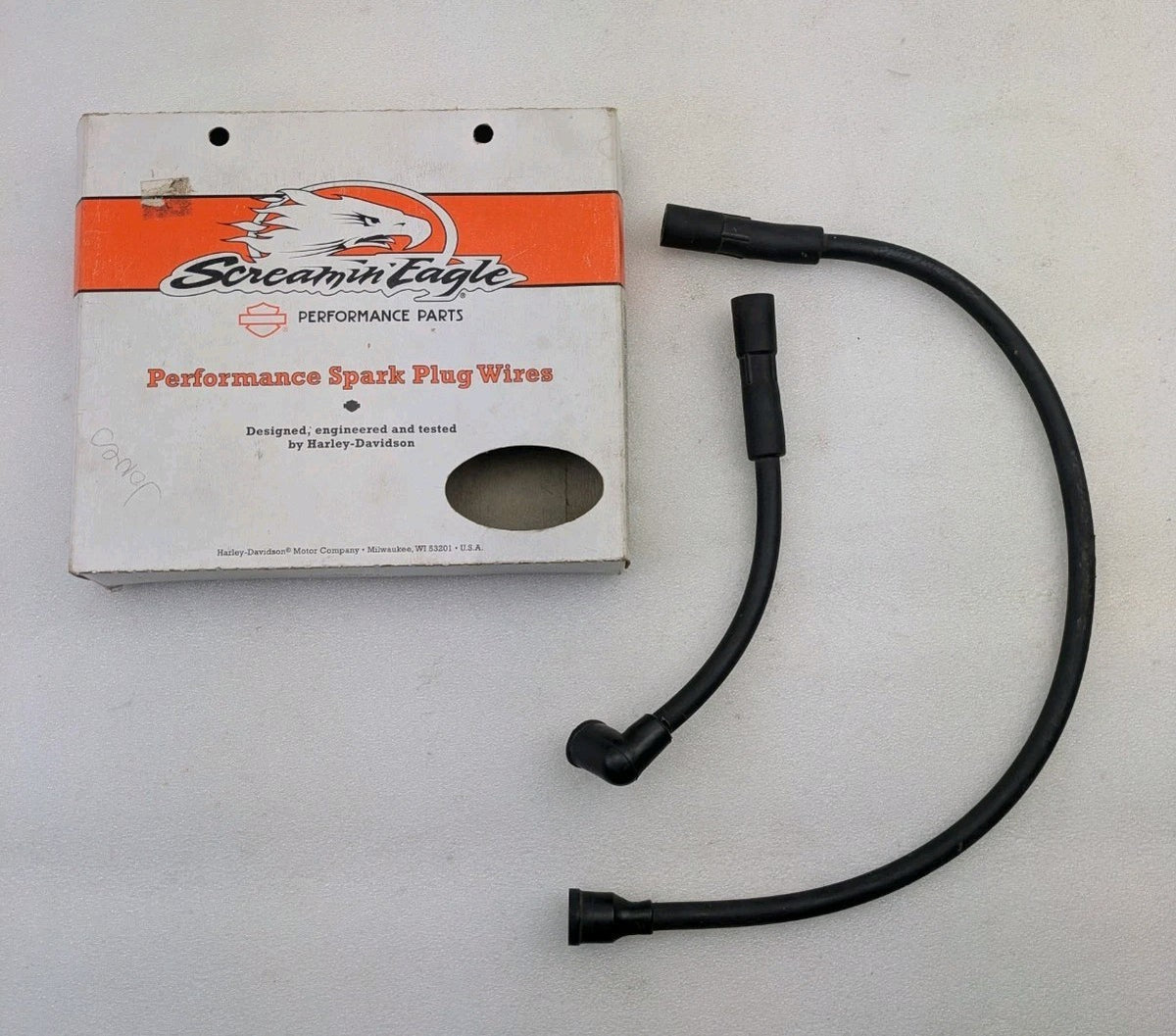 Softail 2000-2017 Harley-Davidson 10MM BLACK PHAT SPARK PLUG WIRES 32358-008