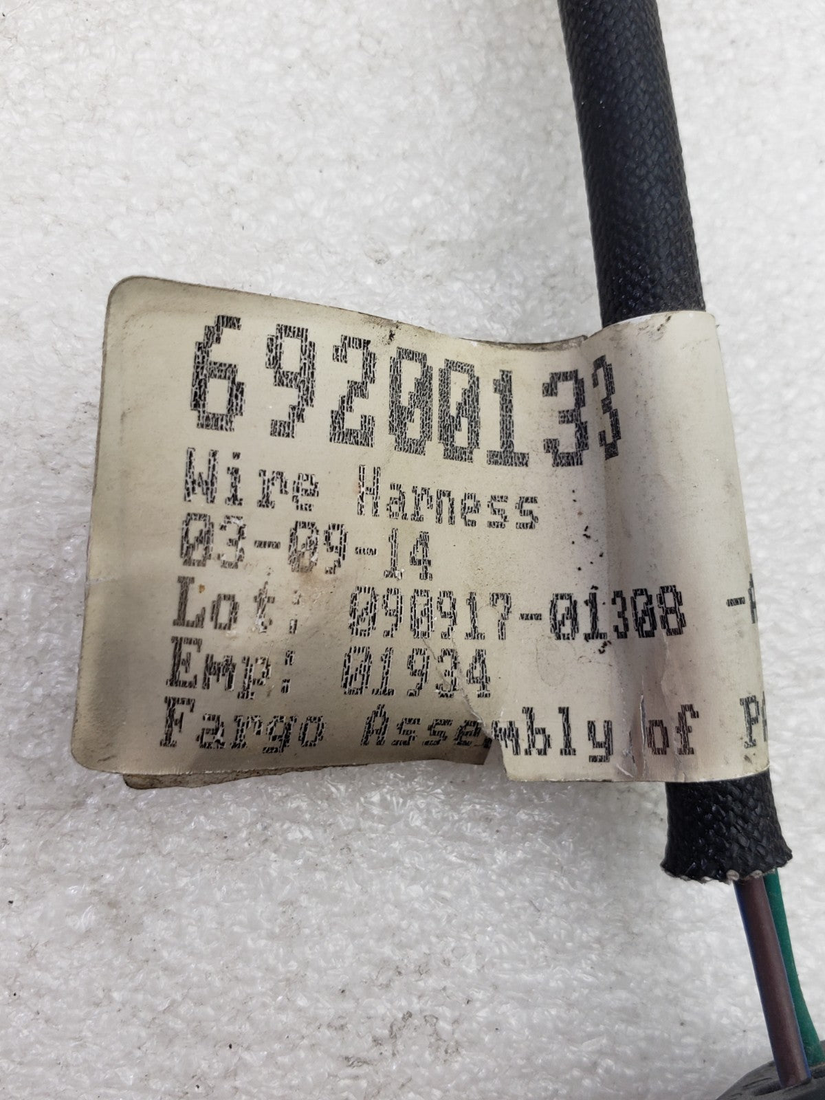 Harley-Davidson 69200311 / 69200133 Left, Right Twin-Cooling Jumper Wire Harness8