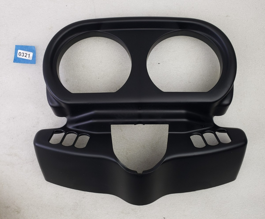Harley 70900374 Instrument Cluster Housing Cover Black OEM for 15-23 Road Glide1