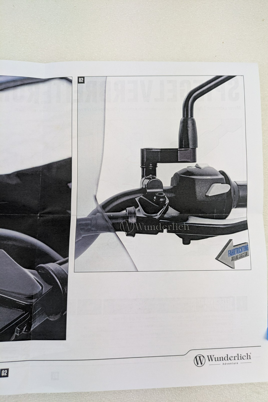 Wunderlich Mirror Mount Extenders For Harley-Davidson Pan America 90350027