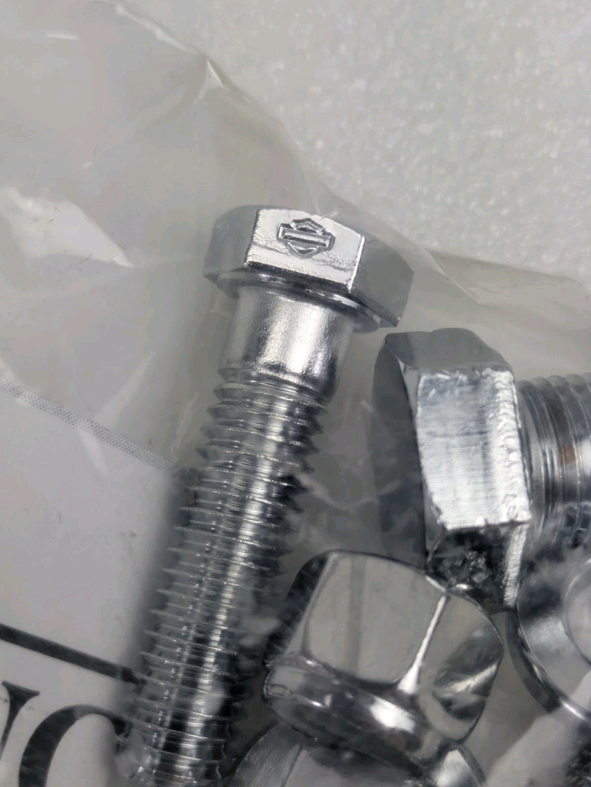 NOS Genuine Harley Davidson Chrome Highway Peg Hardware 94140-024