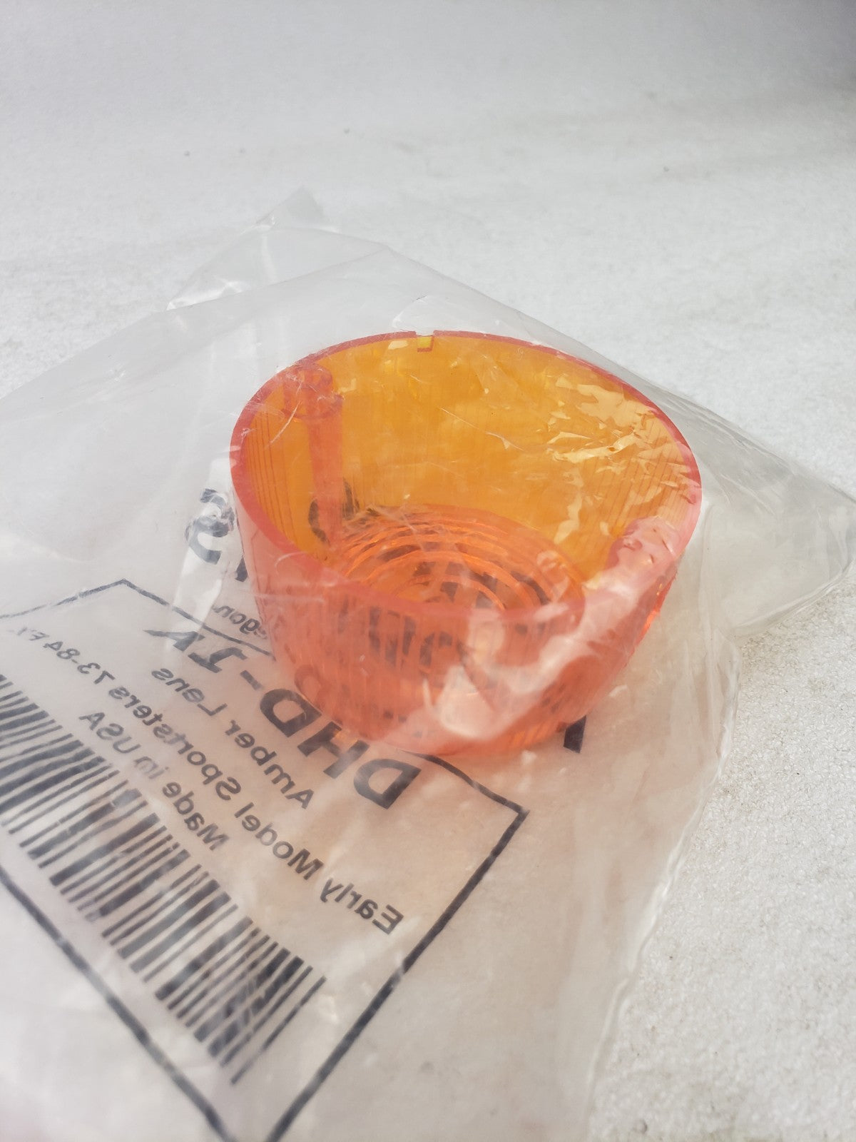 Chris Products DHD-1A Turn Signal Lens Amber for 73-84 Harley-Davidson 68483-735