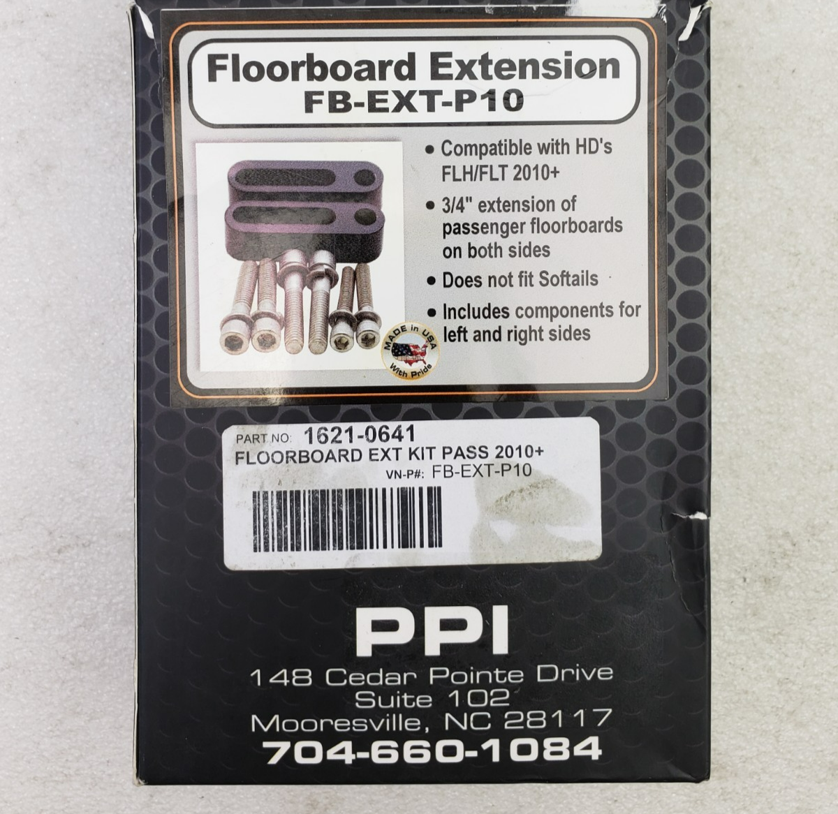 Pro Pad 1621-0641 / FB-EXT-P10 Floorboard Extension Kit for 2010+ Harley Touring8