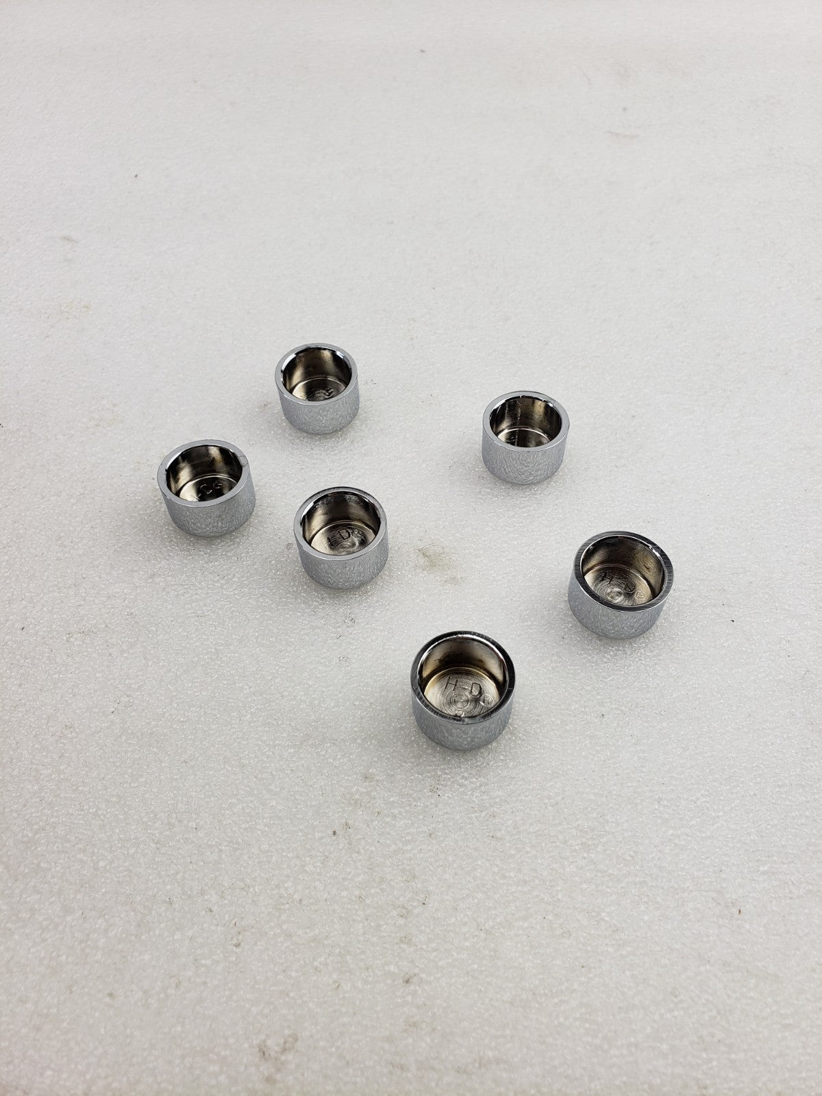 Genuine Harley-Davidson 43881-96 Chrome Finish 1/2" Hex Bolt Cover Kit Pack of 67