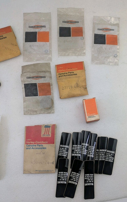 Assortment Lot of Genuine AMF NOS Harley-Davidson Parts Hardware / Gaskets1