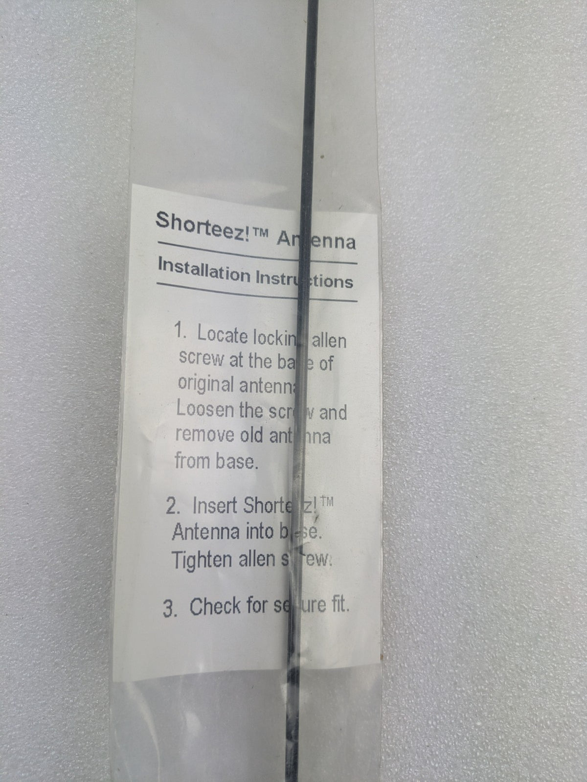STA-01 Custom Dynamics 15" Shortee Antenna Replaces Harley Davidson OEM 76306-981