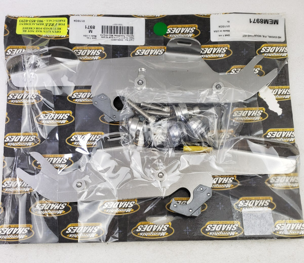 Memphis Shades MEM8971 Trigger Lock Mount Kit For 86-17 Harley Softail Models5