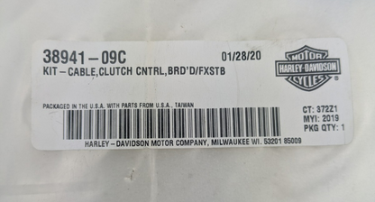 Genuine Harley-Davidson 58.6" inch Clutch Cable Assembly 38941-09C DIAMONDBLACK2