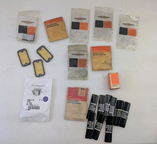 Assortment Lot of Genuine AMF NOS Harley-Davidson Parts Hardware / Gaskets0