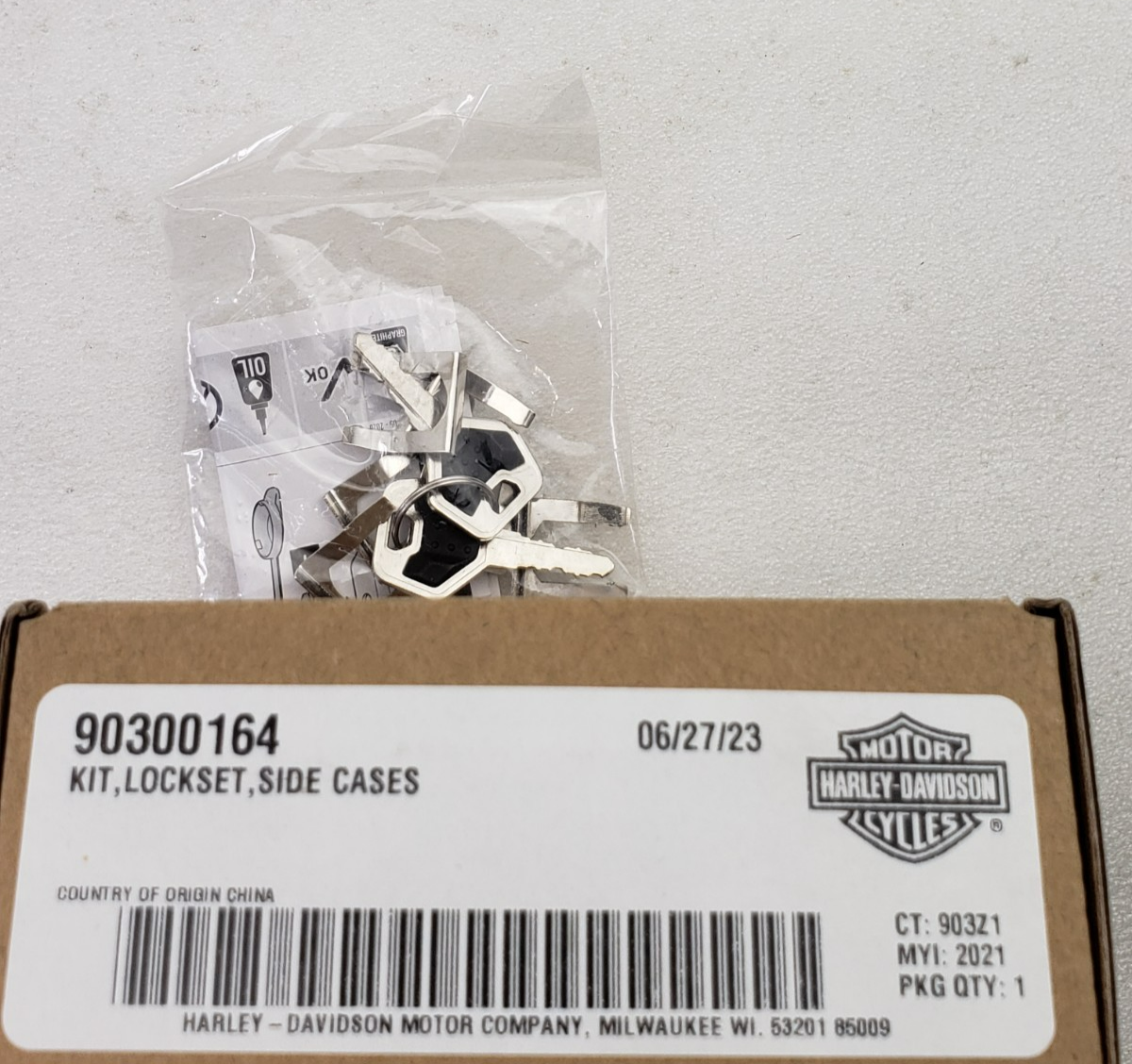 Harley-Davidson 90300164 Side Cases Lockset Kit for CVO Pan America RA1250SE5