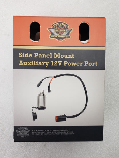 Harley 91843 97 12 Volt Auxiliary Power Port for 94 Up Touring & Trike Models2