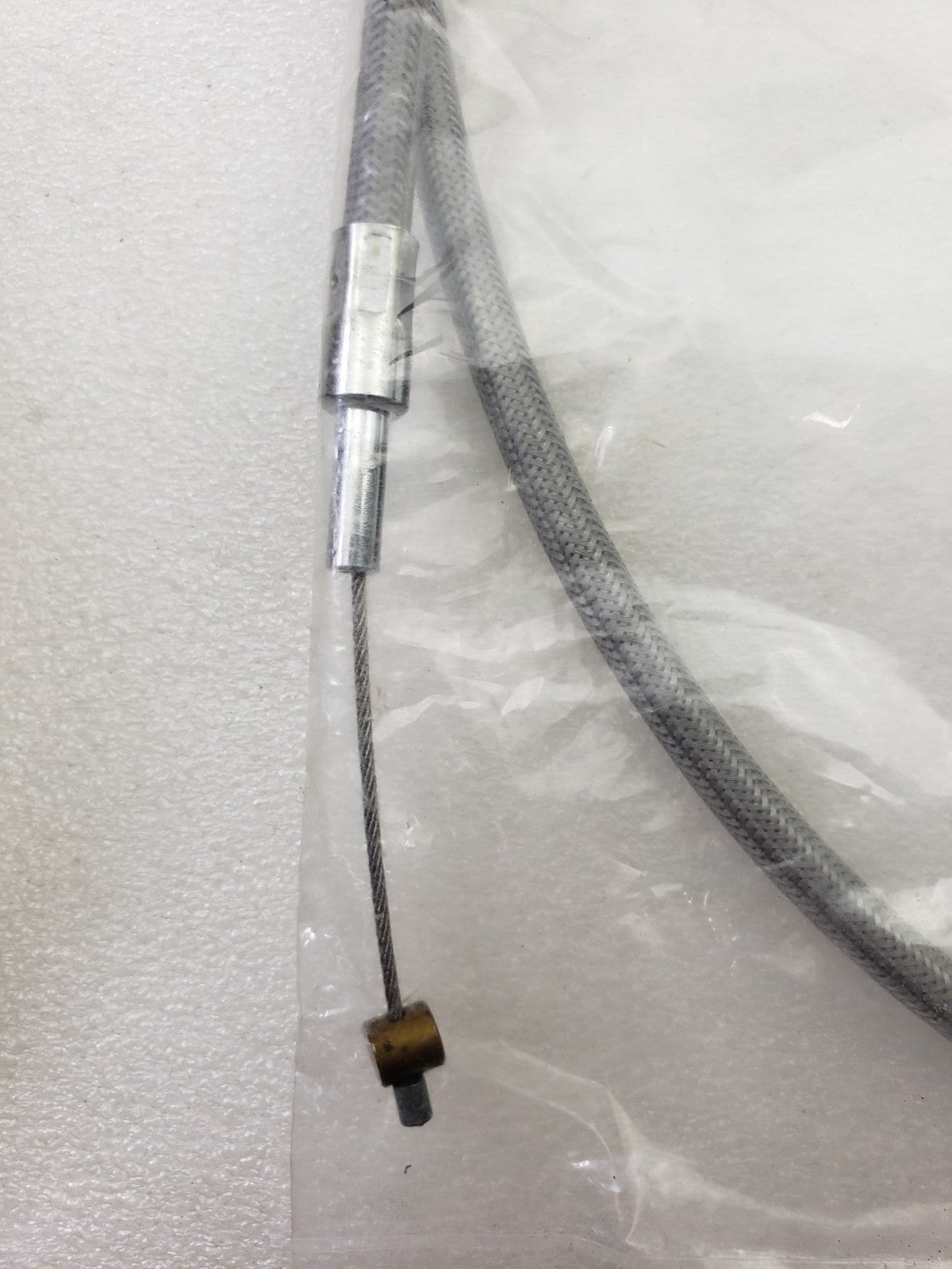 LA Choppers 0650-1415 / LA-8005TH13 Stainless Braided 51-1/2" Throttle Cable3