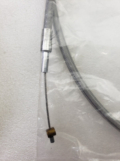 LA Choppers 0650-1415 / LA-8005TH13 Stainless Braided 51-1/2" Throttle Cable3
