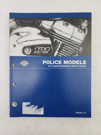 Harley-Davidson 2014 Police Model Parts Catalog Official Manual Book 99545-140