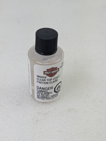 Harley-Davidson 98601ENX Clear Top Coat Touch-Up Paint Kit Billiard Red 14ml3