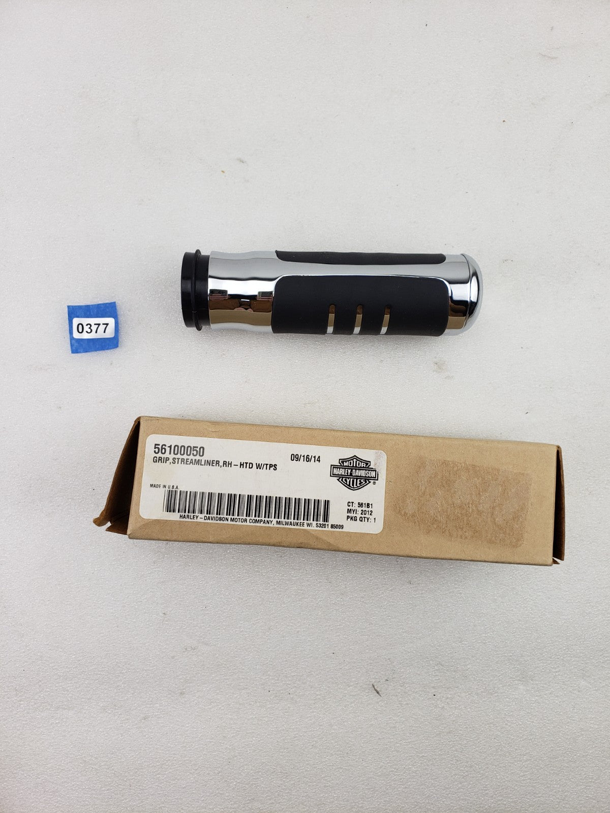 Genuine Harley-Davidson 56100050 Right Streamliner Collection Heated Hand Grip1