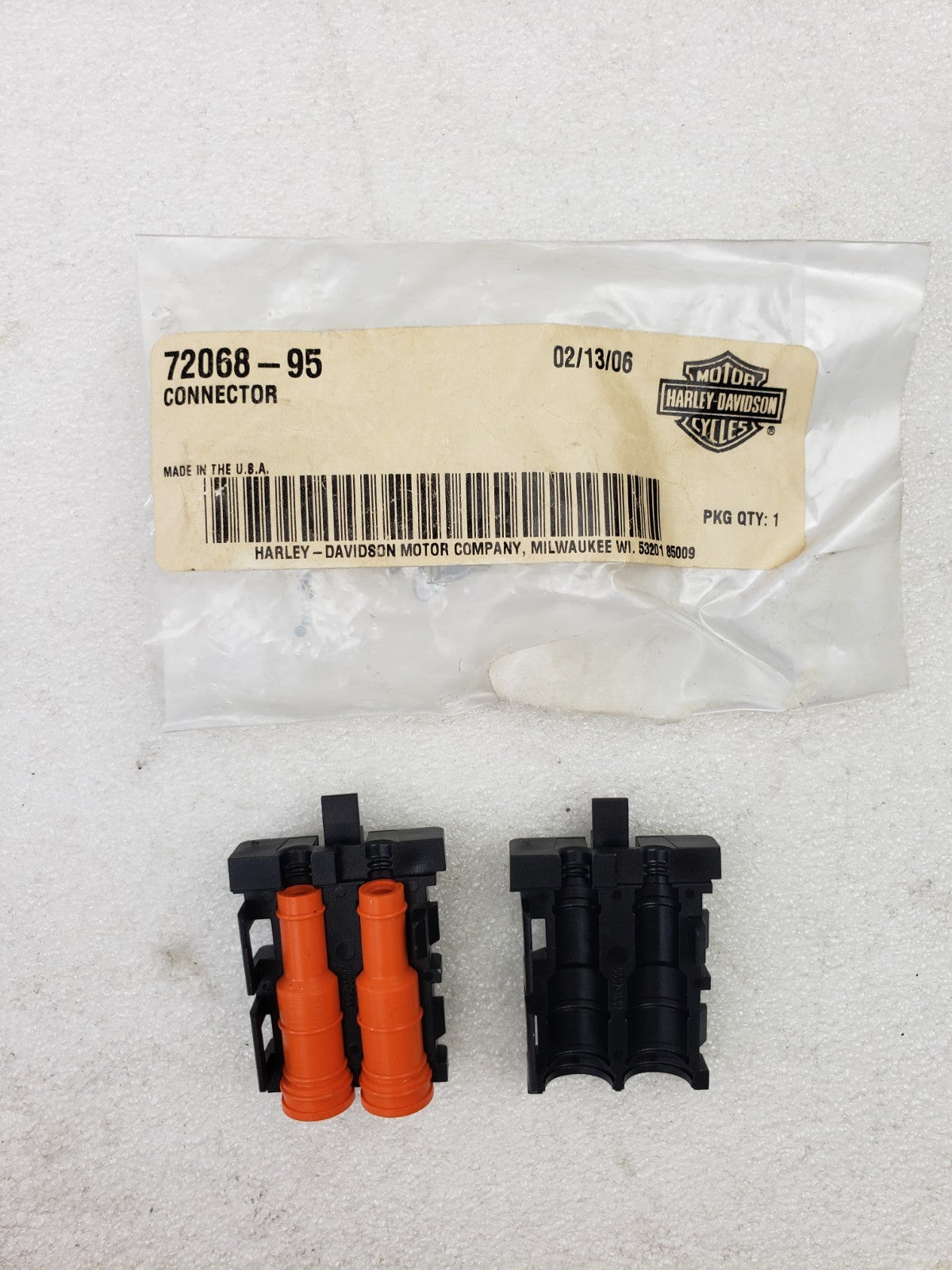 Harley-Davidson 72068-95 2-Way Stator Connector Kit Fits 95-96 Touring Models4