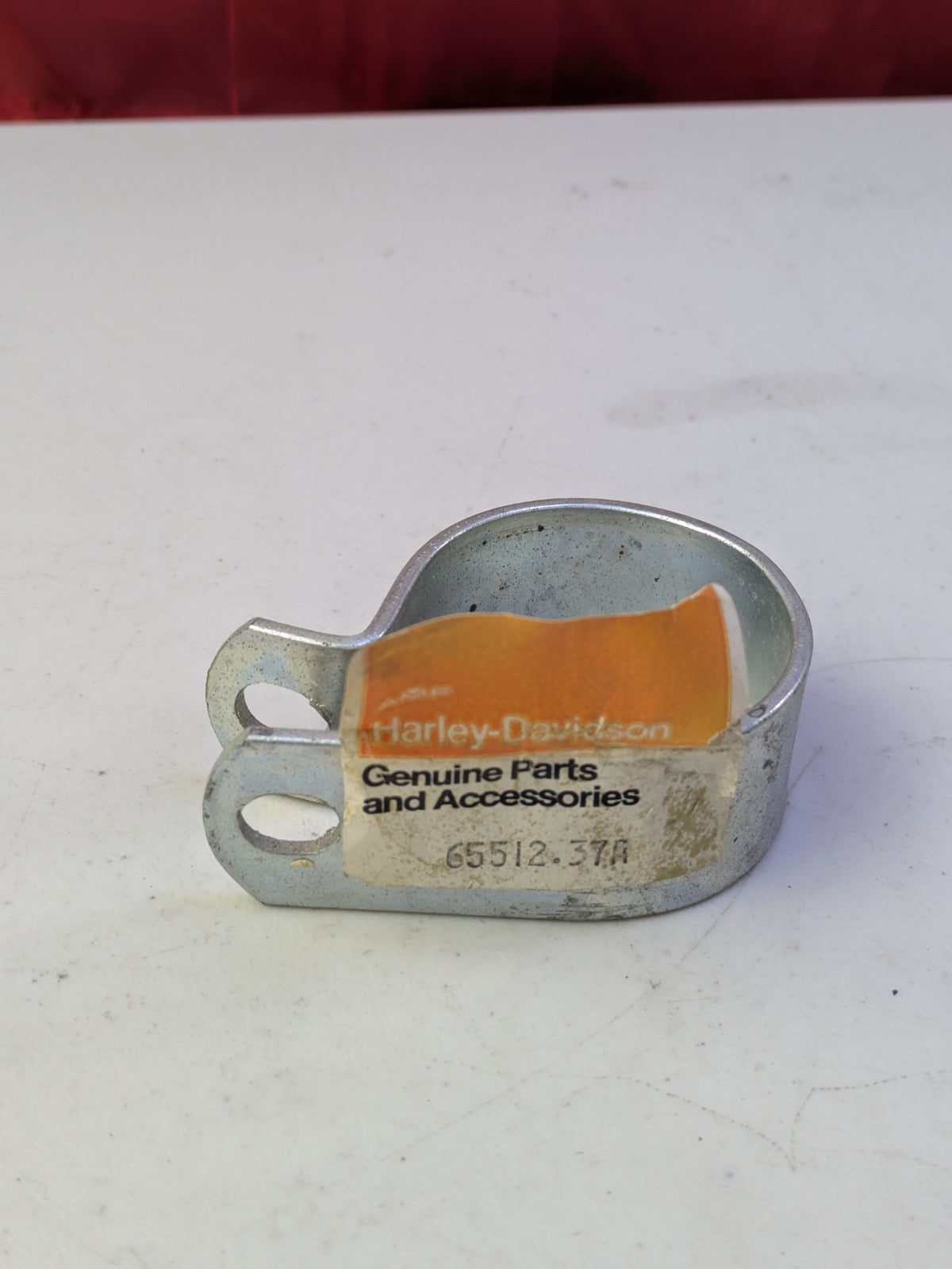 Genuine Harley-Davidson Knucklehead Panhead Exhaust Pipe / Frame Clamp 65512-37A1