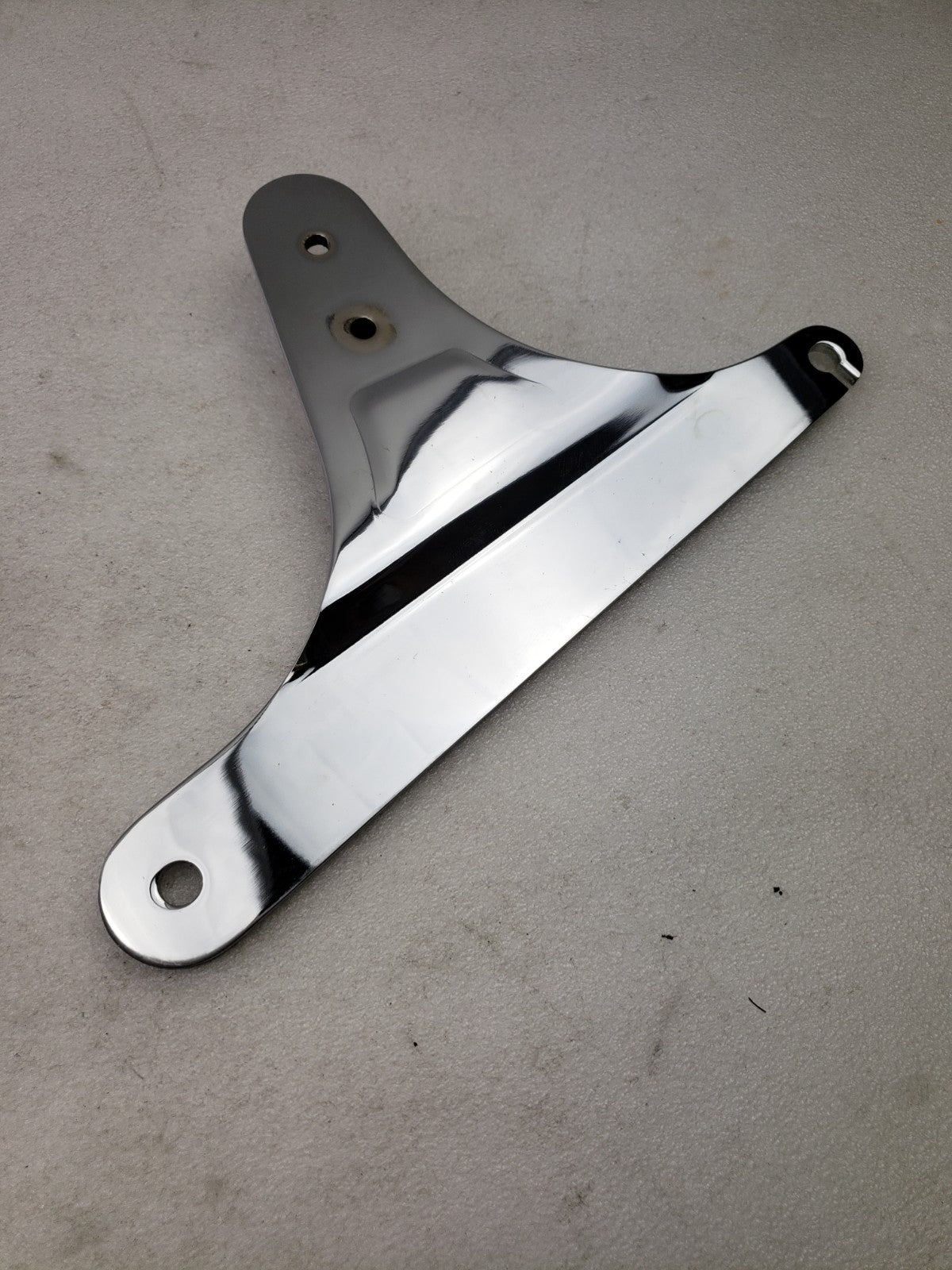 Drag Specialties DS-263622 Chrome Sissy Bar Side Plates for 1986-99 Softail FLST3
