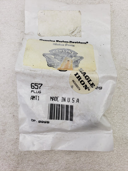 Harley-Davidson 657 Tappet Oil Screen Plug OEM for 70-80 Big Twin0