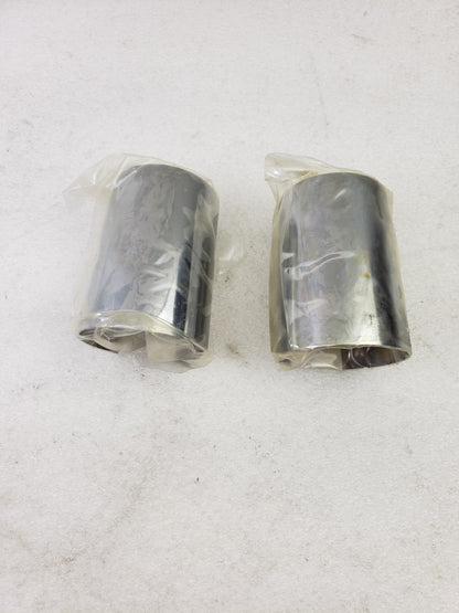 Harley Davidson 54704 65TA Shock Stud Covers Chrome for 70 84 FL, FX Models Pair2