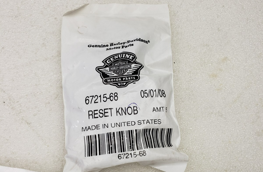 Harley-Davidson 67215-68 Speedometer/Odometer Reset Knob For 1968-1984 FL FLH1
