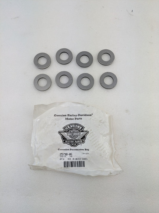 Harley-Davidson 0.150 Cam Spacer Road King Dyna Softail *New Pack Of 8* 25738-060