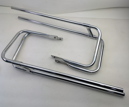 Harley-Davidson OEM Touring 49193-09 Saddlebag Crash Bars Left & Right Chrome0
