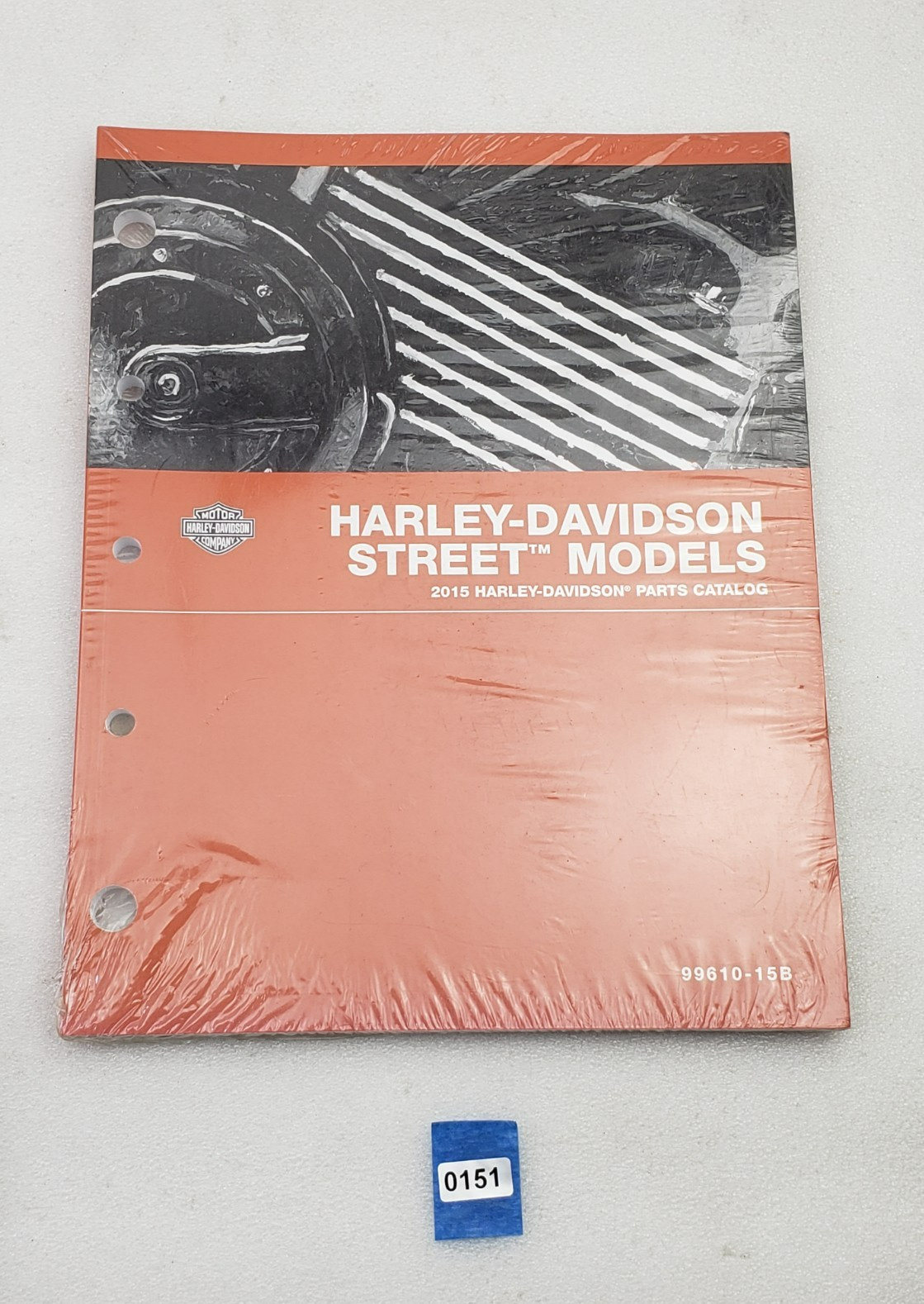 Genuine OEM Harley-Davidson 99610-15B Parts Catalog for 2015 Street Models0