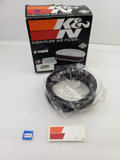 K&N E-4660 Replacement High Flow Air Filter for Harley-Davidson V-Twin Rev Tech0