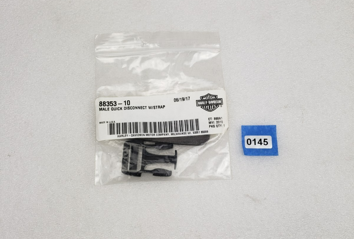 Genuine Harley-Davidson Male Quick Disconnect Strap Clip 88353-100
