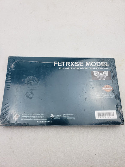 Genuine OEM 2021 Harley-Davidson FLTRXSE Model Owner's Manual 94000831 NEW4