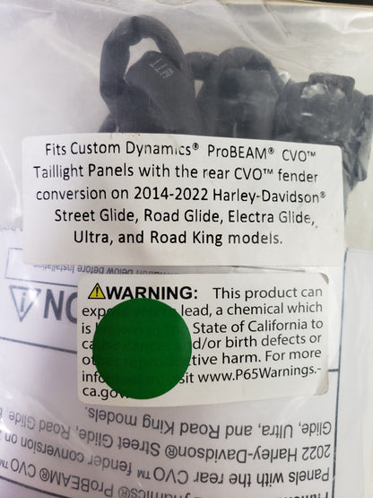Custom Dynamics 2050-0393 / PB-CVO-HARNESS Taillight Adapter for Touring Models2