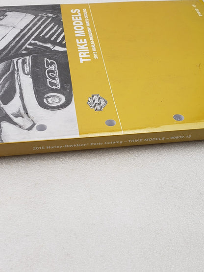 Genuine OEM Harley-Davidson 99602-15 Parts Catalog for 2015 Trike Models6