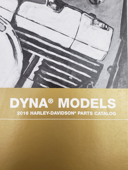 Harley-Davidson 2016 Dyna Models Parts Catalog Official Manual Book 99439-16A1