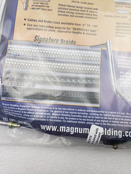 Magnum 0651-0010 / 3428 Sterling Chromite II Braided Idle Cruise Cable 38-1/4"9