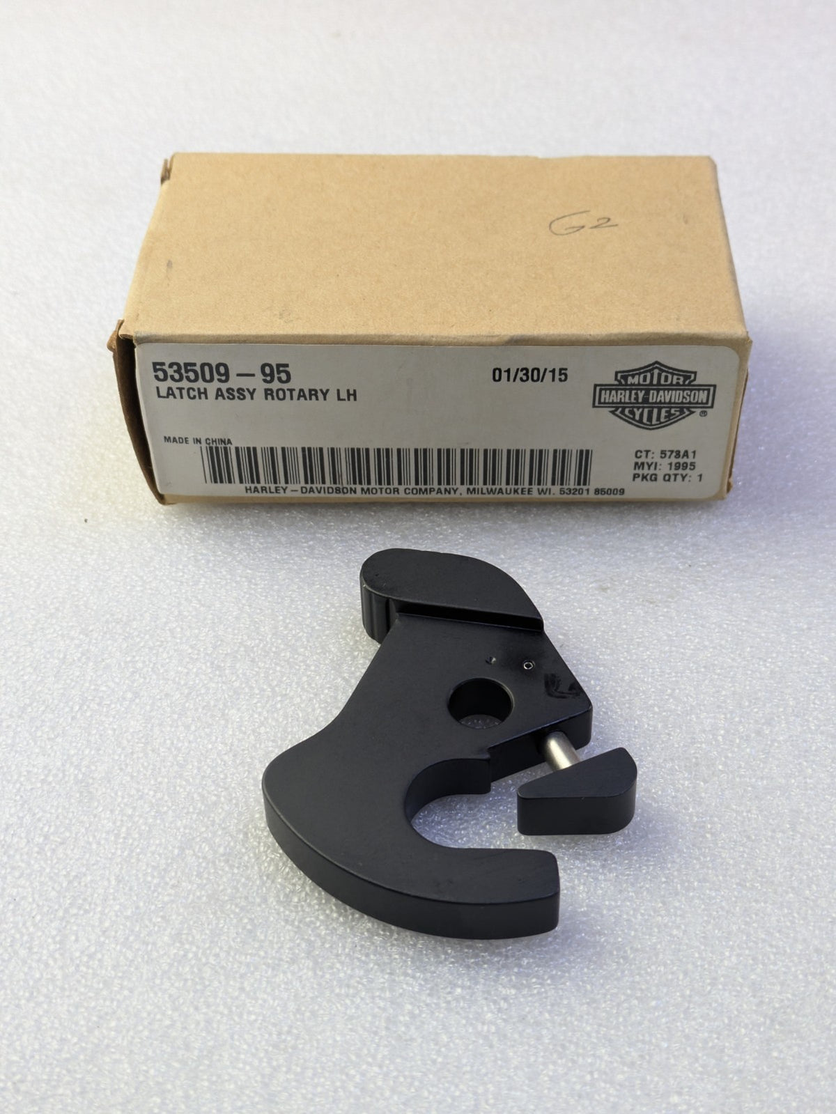 Genuine Harley-Davidson Left Sissy Bar LH Quick Detach Latch Assembly 53509-950
