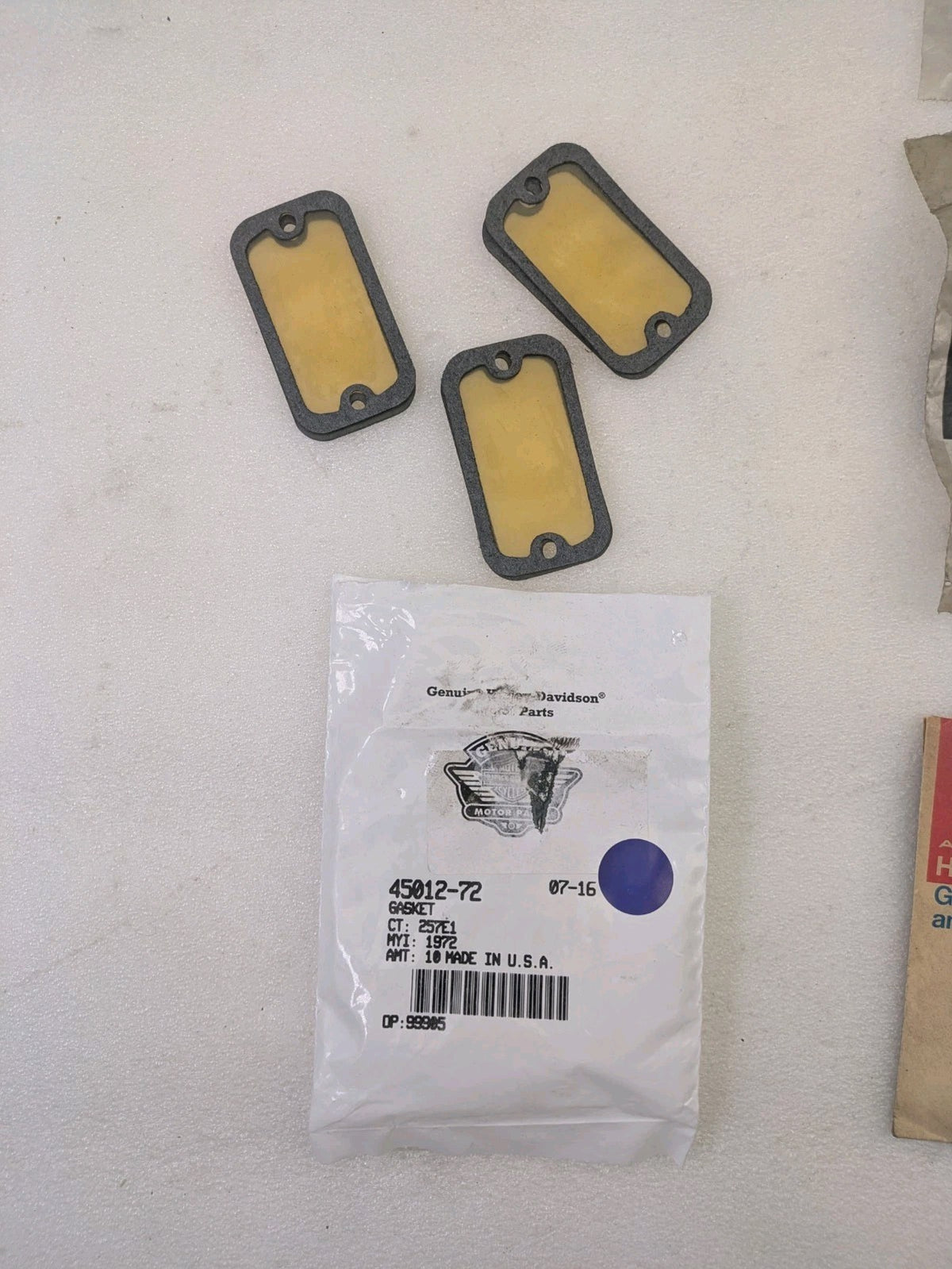 Assortment Lot of Genuine AMF NOS Harley-Davidson Parts Hardware / Gaskets4