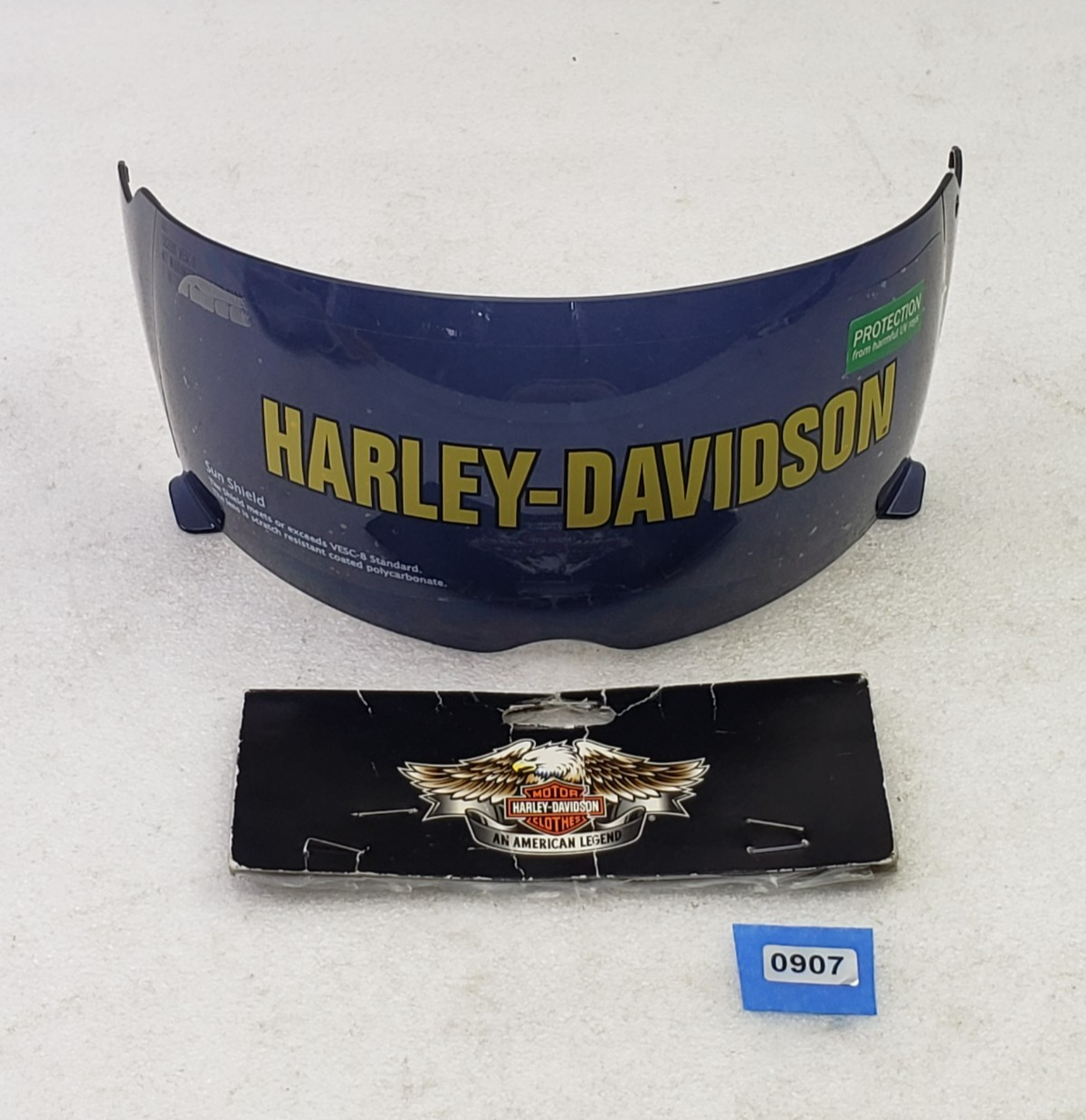 Genuine Harley-Davidson 98224-13VR Replacement Sun Shield Blue for 1/2 Helmets0