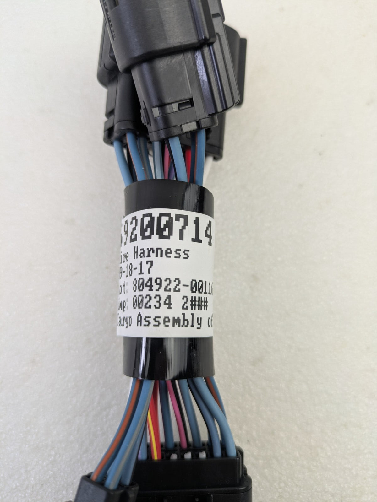 Harley-Davidson Touring Boom Audio Rear Speaker Interconnect Harness 692007142