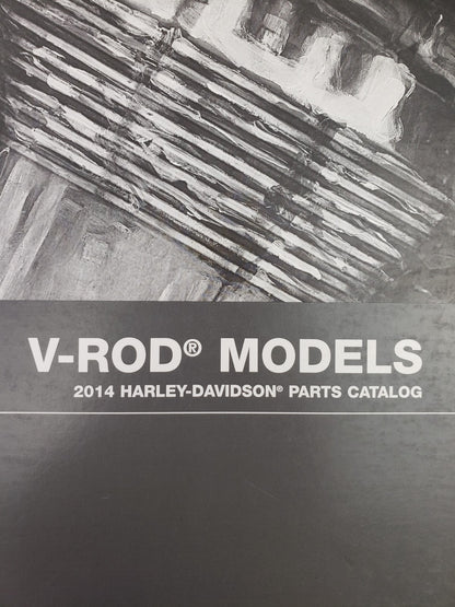 Harley-Davidson 2014 V-Rod Models Parts Catalog Official Manual Book 99457-141