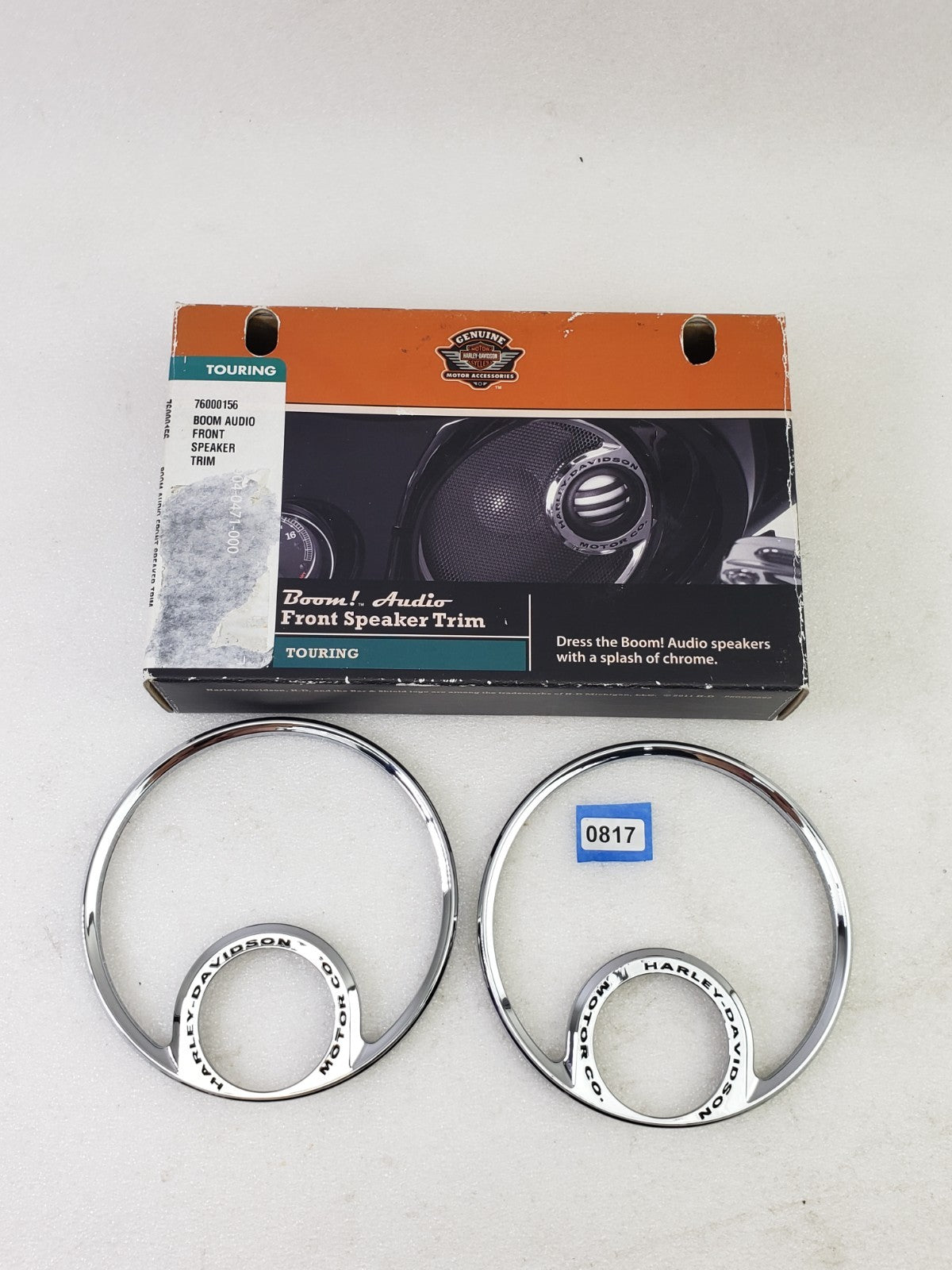 Harley-Davidson 76000156 Boom Audio Front Speaker Trim Kit for 06-Up FLHT Models0