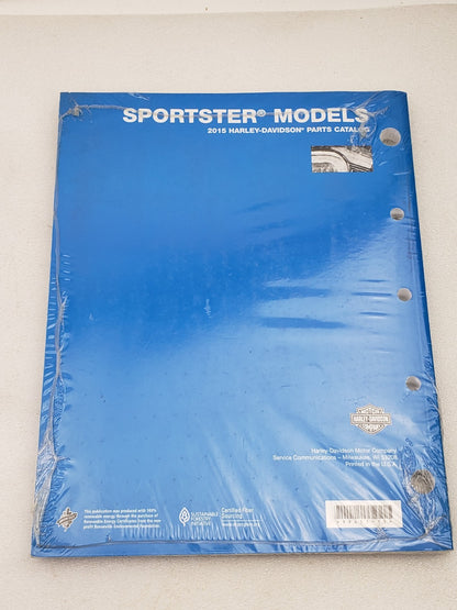 Genuine OEM Harley-Davidson 99451-15 Parts Catalog for 2015 Sportster Models3