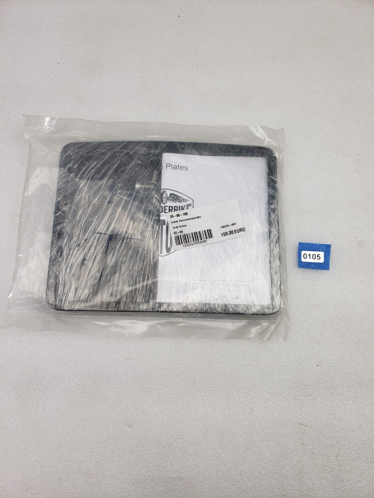 ThunderBike For Harley-Davidson Euro License Plate Mount Frame 28-98-1800