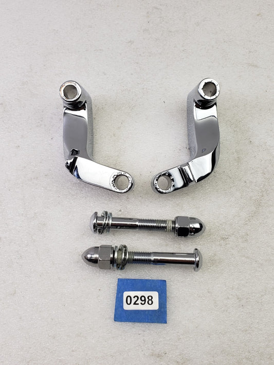 Harley 56000039 Chrome Mirror Extension Kit for 06 17 Dyna 08 14 Softail Models0