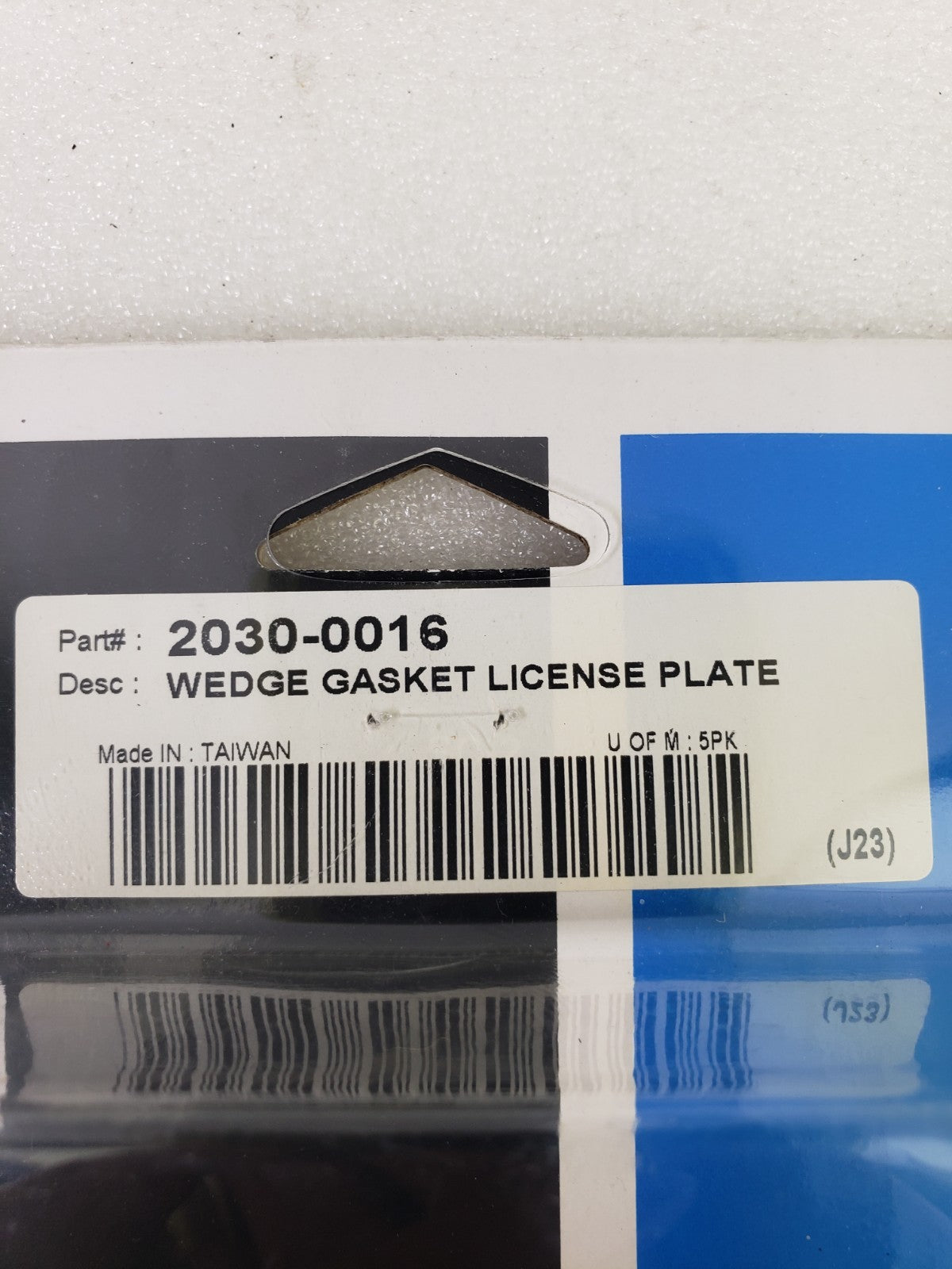 Drag Specialties 2030-0016 Rear License Plate Mounting Wedge Gasket Rubber QTY 41