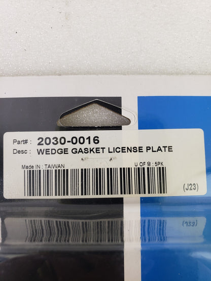 Drag Specialties 2030-0016 Rear License Plate Mounting Wedge Gasket Rubber QTY 41