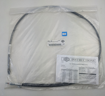 Genuine Harley-Davidson 58.6" inch Clutch Cable Assembly 38941-09C DIAMONDBLACK0