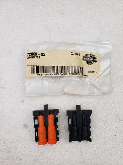 Harley-Davidson 72068-95 2-Way Stator Connector Kit Fits 95-96 Touring Models3